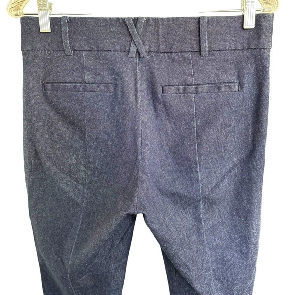 Anthropologie Essential Slim Cropped Jeans Dark Wash Denim Womens Size 6 - Picture 6 of 10